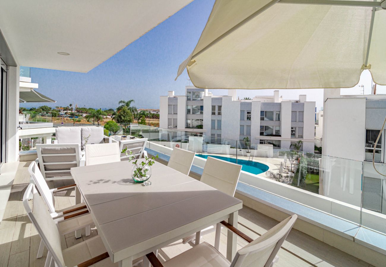 Apartamento en Estepona - LM11.1A- Modern flat, amazing views