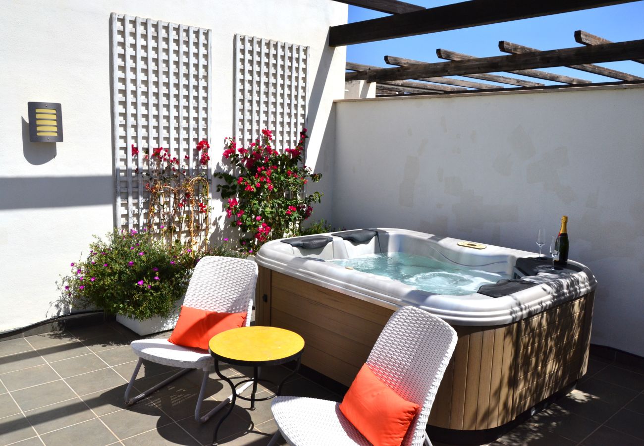 Apartamento en Estepona - RSH14A - Terrace with hot tub and fantastic views