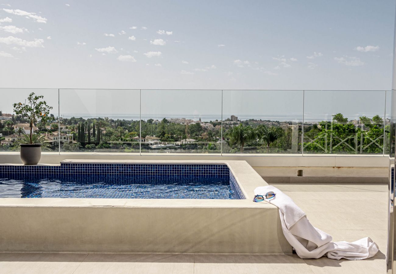 Apartment in Nueva andalucia - AZM- Spacious penthouse, plunge pool, sea view