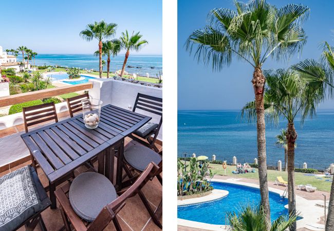 Lägenhet i Mijas Costa - PL- Beachfront seaview aptm – Playa de la Lucera