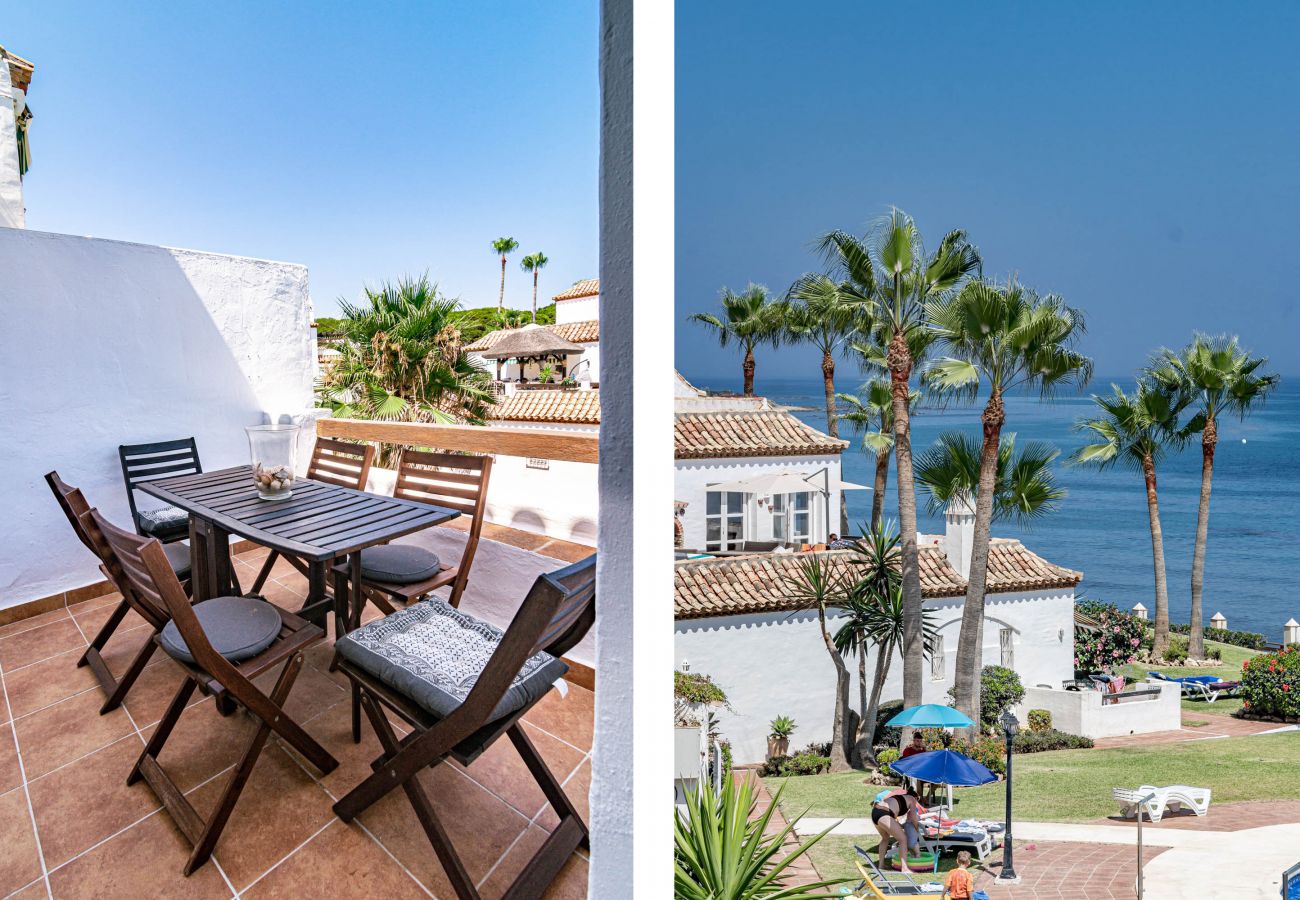 Lägenhet i Mijas Costa - PL- Beachfront seaview aptm – Playa de la Lucera