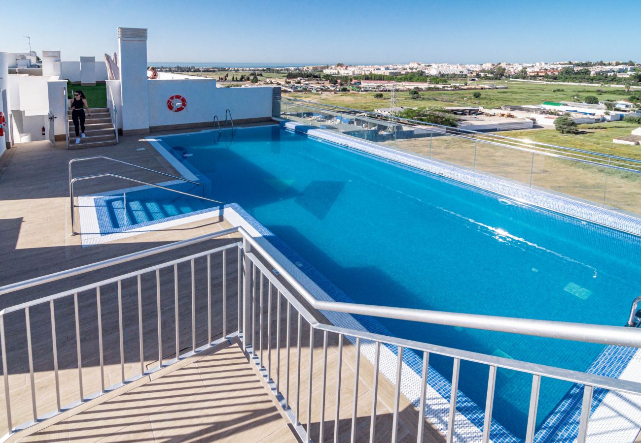 Lägenhet i Nueva andalucia - JG5.1B - 3 bedroom flat with gym & rooftop pool